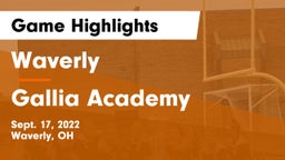 Waverly  vs Gallia Academy Game Highlights - Sept. 17, 2022