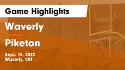 Waverly  vs Piketon  Game Highlights - Sept. 15, 2022