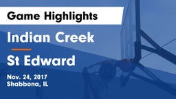 Indian Creek  vs St Edward Game Highlights - Nov. 24, 2017