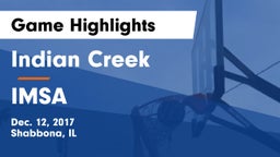 Indian Creek  vs IMSA Game Highlights - Dec. 12, 2017