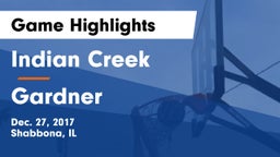 Indian Creek  vs Gardner Game Highlights - Dec. 27, 2017