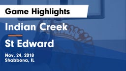 Indian Creek  vs St Edward Game Highlights - Nov. 24, 2018