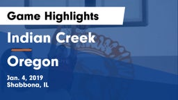 Indian Creek  vs Oregon  Game Highlights - Jan. 4, 2019