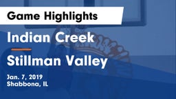 Indian Creek  vs Stillman Valley Game Highlights - Jan. 7, 2019