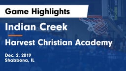 Indian Creek  vs Harvest Christian Academy Game Highlights - Dec. 2, 2019