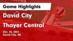 David City  vs Thayer Central  Game Highlights - Oct. 18, 2021