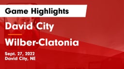 David City  vs Wilber-Clatonia  Game Highlights - Sept. 27, 2022