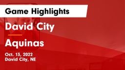David City  vs Aquinas  Game Highlights - Oct. 13, 2022