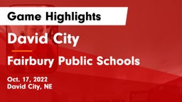 David City  vs Fairbury Public Schools Game Highlights - Oct. 17, 2022