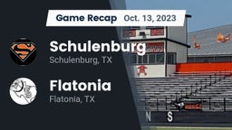 Recap: Schulenburg  vs. Flatonia  2023