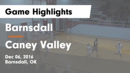 Barnsdall  vs Caney Valley  Game Highlights - Dec 06, 2016