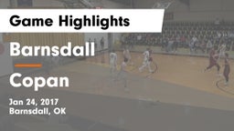 Barnsdall  vs Copan  Game Highlights - Jan 24, 2017