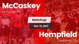Matchup: McCaskey  vs. Hempfield  2017