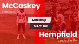 Matchup: McCaskey  vs. Hempfield  2018