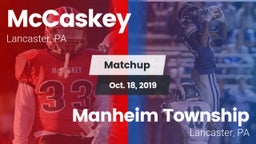 Matchup: McCaskey  vs. Manheim Township  2019