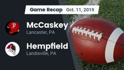 Recap: McCaskey  vs. Hempfield  2019