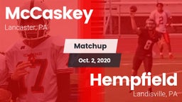 Matchup: McCaskey  vs. Hempfield  2020