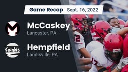 Recap: McCaskey  vs. Hempfield  2022