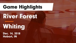 River Forest  vs Whiting  Game Highlights - Dec. 14, 2018