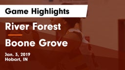 River Forest  vs Boone Grove  Game Highlights - Jan. 3, 2019