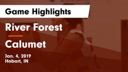 River Forest  vs Calumet Game Highlights - Jan. 4, 2019