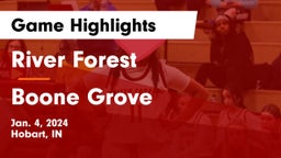 River Forest  vs Boone Grove  Game Highlights - Jan. 4, 2024
