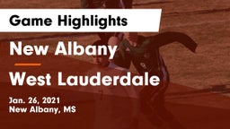 New Albany  vs West Lauderdale Game Highlights - Jan. 26, 2021