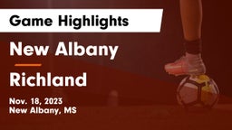 New Albany  vs Richland  Game Highlights - Nov. 18, 2023