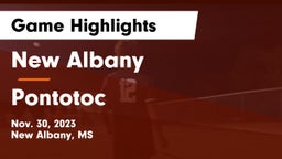 New Albany  vs Pontotoc Game Highlights - Nov. 30, 2023