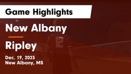 New Albany  vs Ripley  Game Highlights - Dec. 19, 2023