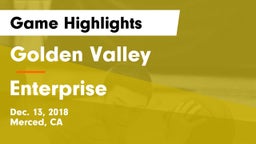 Golden Valley  vs Enterprise  Game Highlights - Dec. 13, 2018