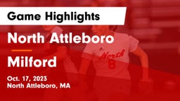 North Attleboro  vs Milford  Game Highlights - Oct. 17, 2023