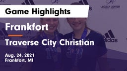 Frankfort  vs Traverse City Christian Game Highlights - Aug. 24, 2021