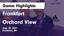 Frankfort  vs Orchard View  Game Highlights - Aug. 20, 2021