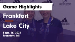 Frankfort  vs Lake City Game Highlights - Sept. 16, 2021