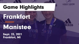 Frankfort  vs Manistee  Game Highlights - Sept. 23, 2021
