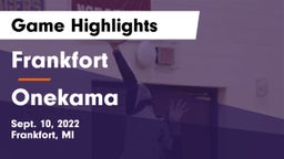 Frankfort  vs Onekama  Game Highlights - Sept. 10, 2022