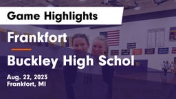 Frankfort  vs Buckley High Schol Game Highlights - Aug. 22, 2023
