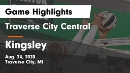 Traverse City Central  vs Kingsley  Game Highlights - Aug. 24, 2020