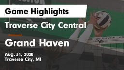 Traverse City Central  vs Grand Haven  Game Highlights - Aug. 31, 2020