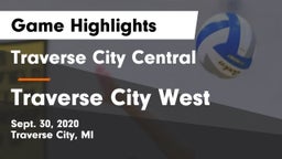 Traverse City Central  vs Traverse City West  Game Highlights - Sept. 30, 2020