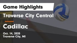 Traverse City Central  vs Cadillac  Game Highlights - Oct. 14, 2020