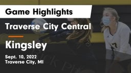 Traverse City Central  vs Kingsley  Game Highlights - Sept. 10, 2022