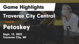 Traverse City Central  vs Petoskey  Game Highlights - Sept. 12, 2022