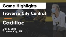 Traverse City Central  vs Cadillac  Game Highlights - Oct. 5, 2022