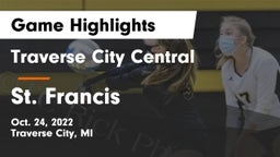 Traverse City Central  vs St. Francis  Game Highlights - Oct. 24, 2022