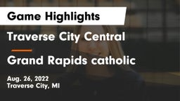 Traverse City Central  vs Grand Rapids catholic Game Highlights - Aug. 26, 2022
