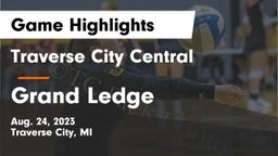 Traverse City Central  vs Grand Ledge  Game Highlights - Aug. 24, 2023