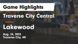 Traverse City Central  vs Lakewood  Game Highlights - Aug. 24, 2023