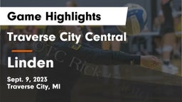 Traverse City Central  vs Linden  Game Highlights - Sept. 9, 2023